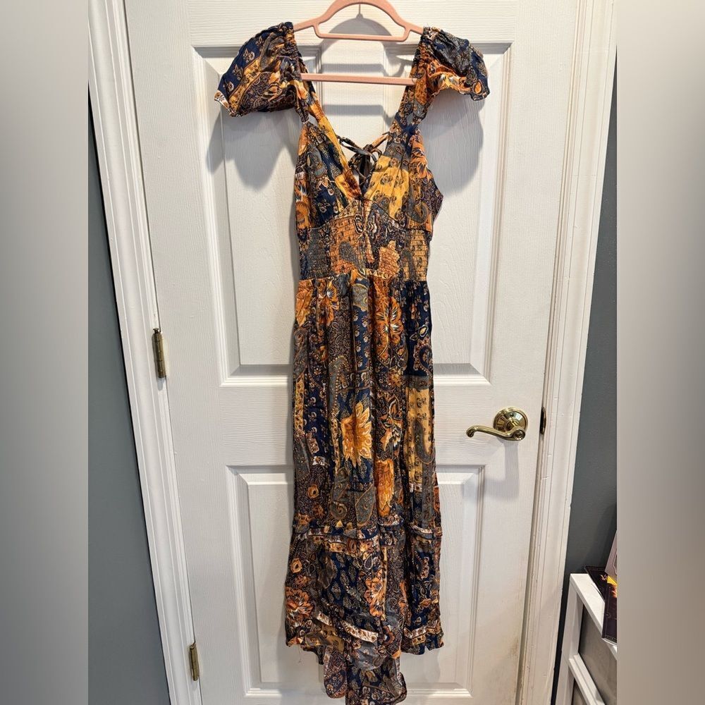 Angie Bohemian Floral Maxi Dress in size medium